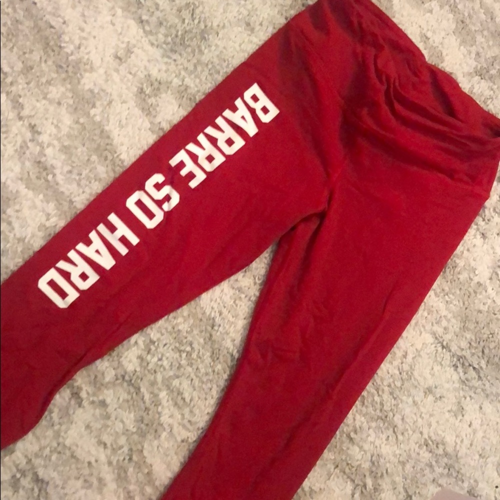 Barre crop leggings